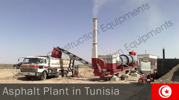 Asphalt Drum Plant exporter in tunisia
