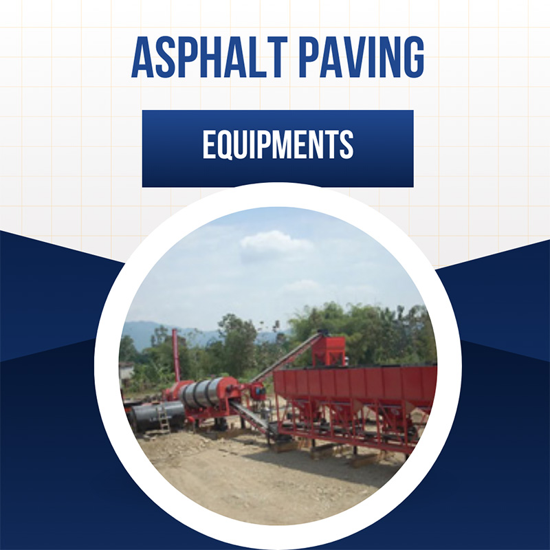 types of asphalt paving equipments